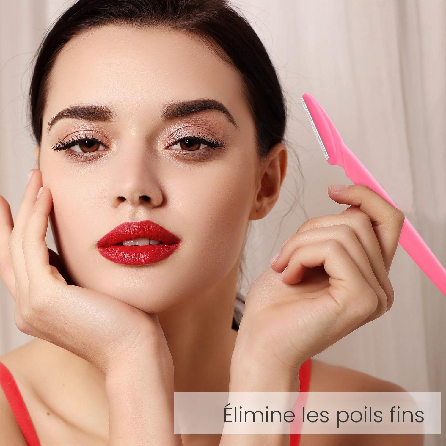 FEPITO rasoir sourcils visage lot 10 pliable