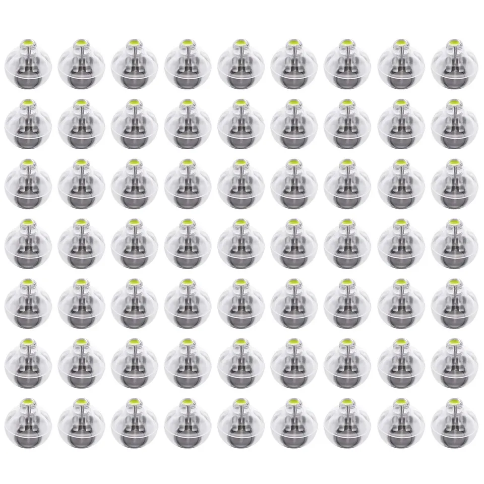 FEPITO Party Decorations boule LED ballon blanc 100 pièces