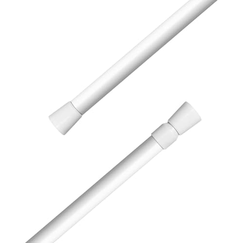 Ejoyous Bathroom tringle rideau sans perçage 105-190 cm fer
