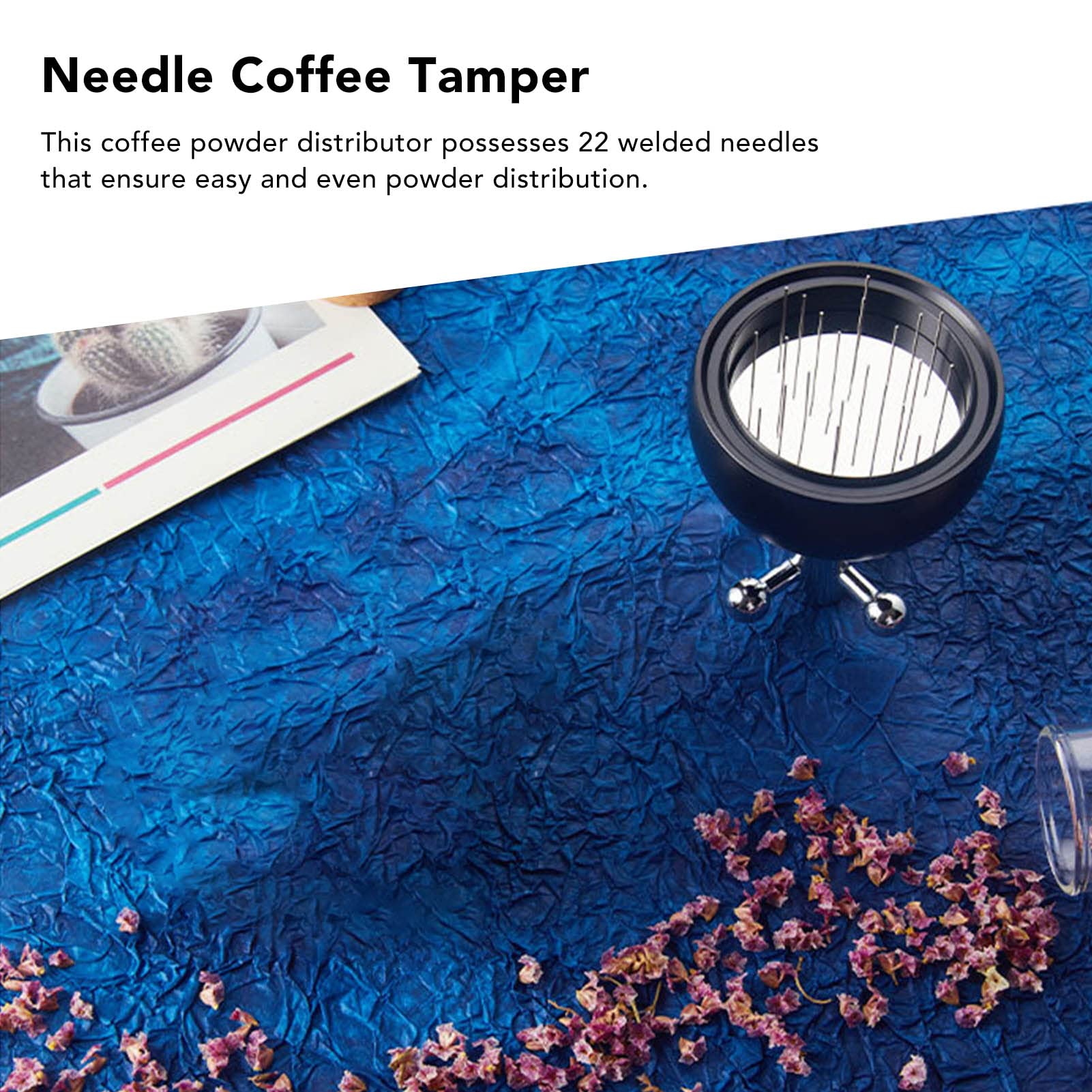 Tissting Kitchen Bathroom distributeur café 22 aiguilles 51 mm noir