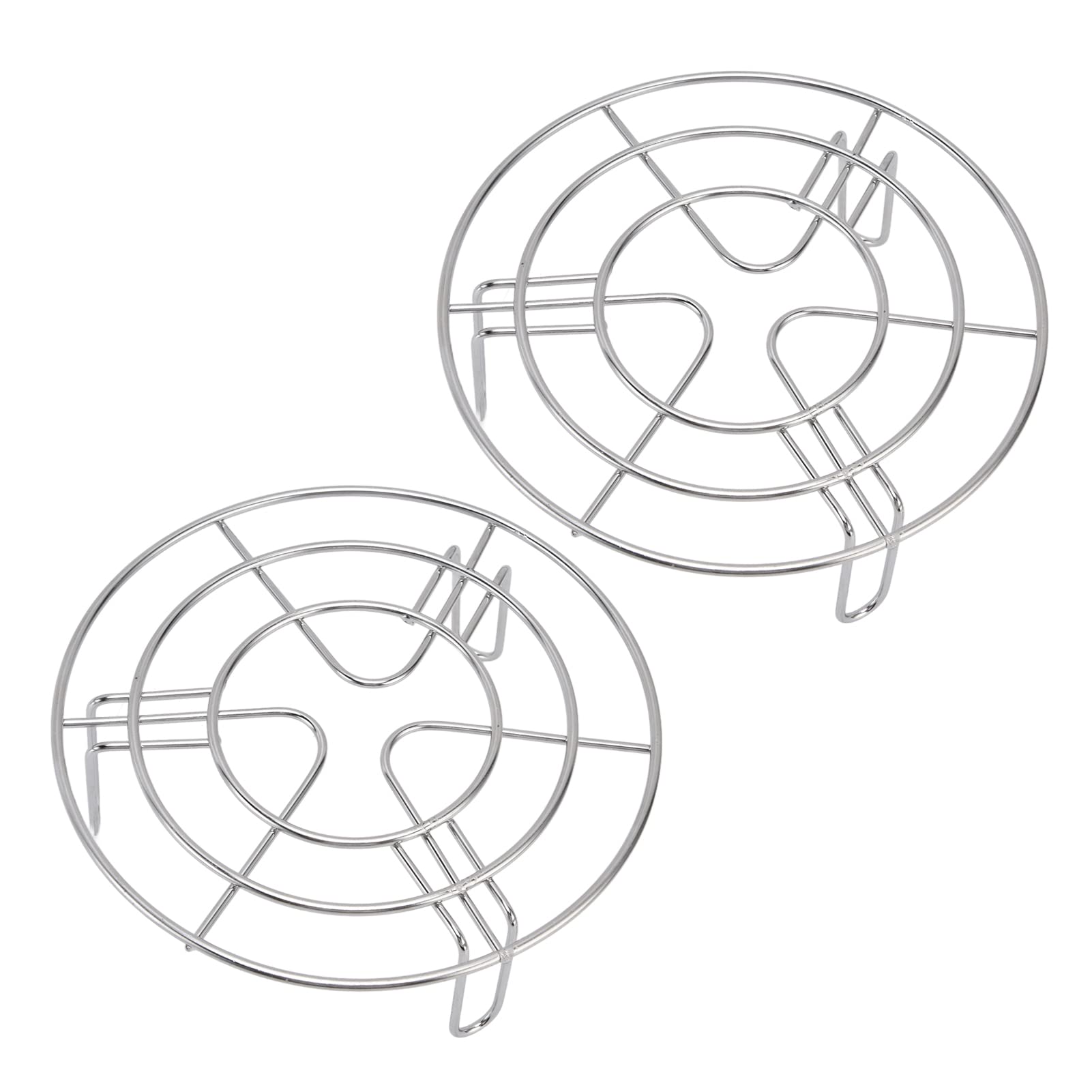 Tissting Grille Vapeur Inox Ronde 15,5 cm Lot de 2