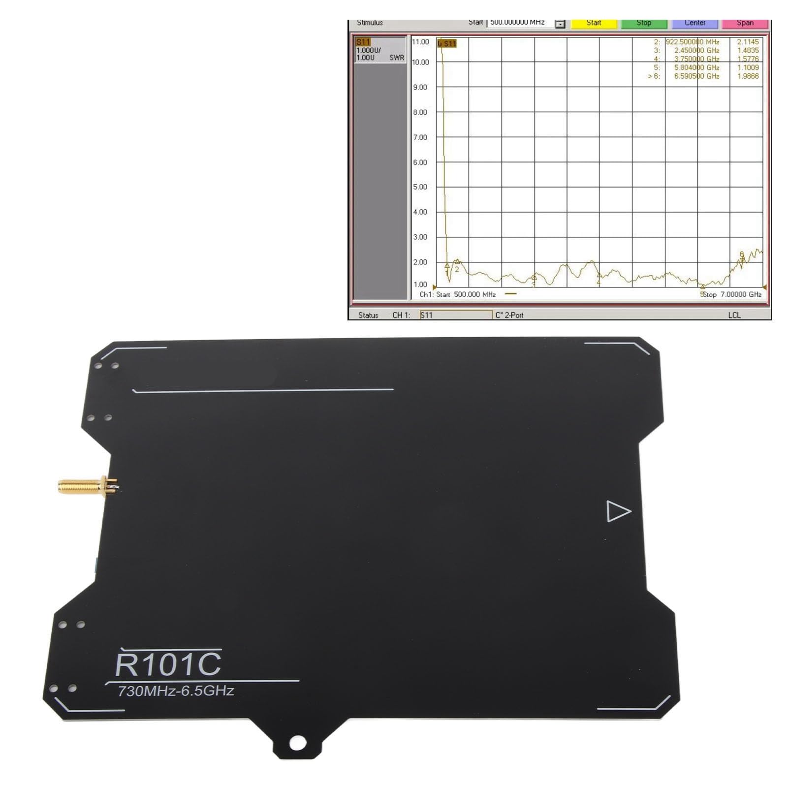 FTVOGUE R101C Antenne UWB directive gain élevé laboratoire