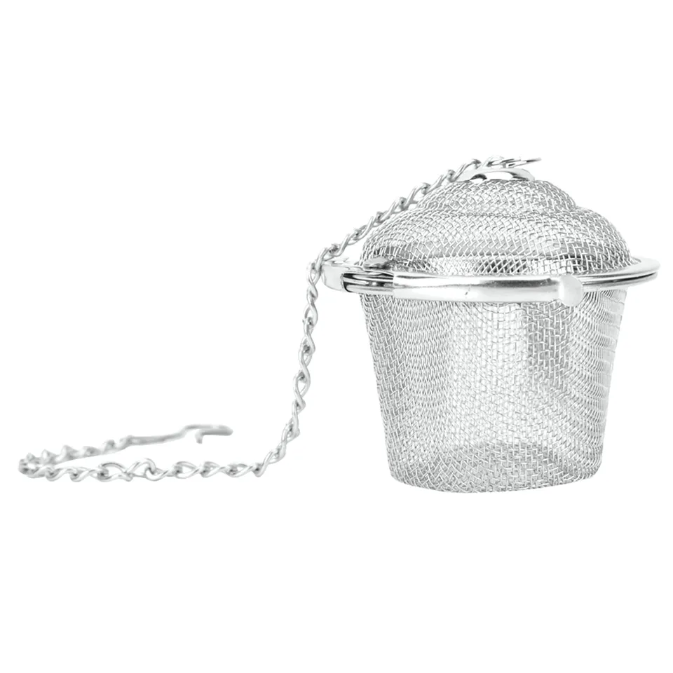 Tissting Kitchen Bathroom boule à thé inox L maille fine
