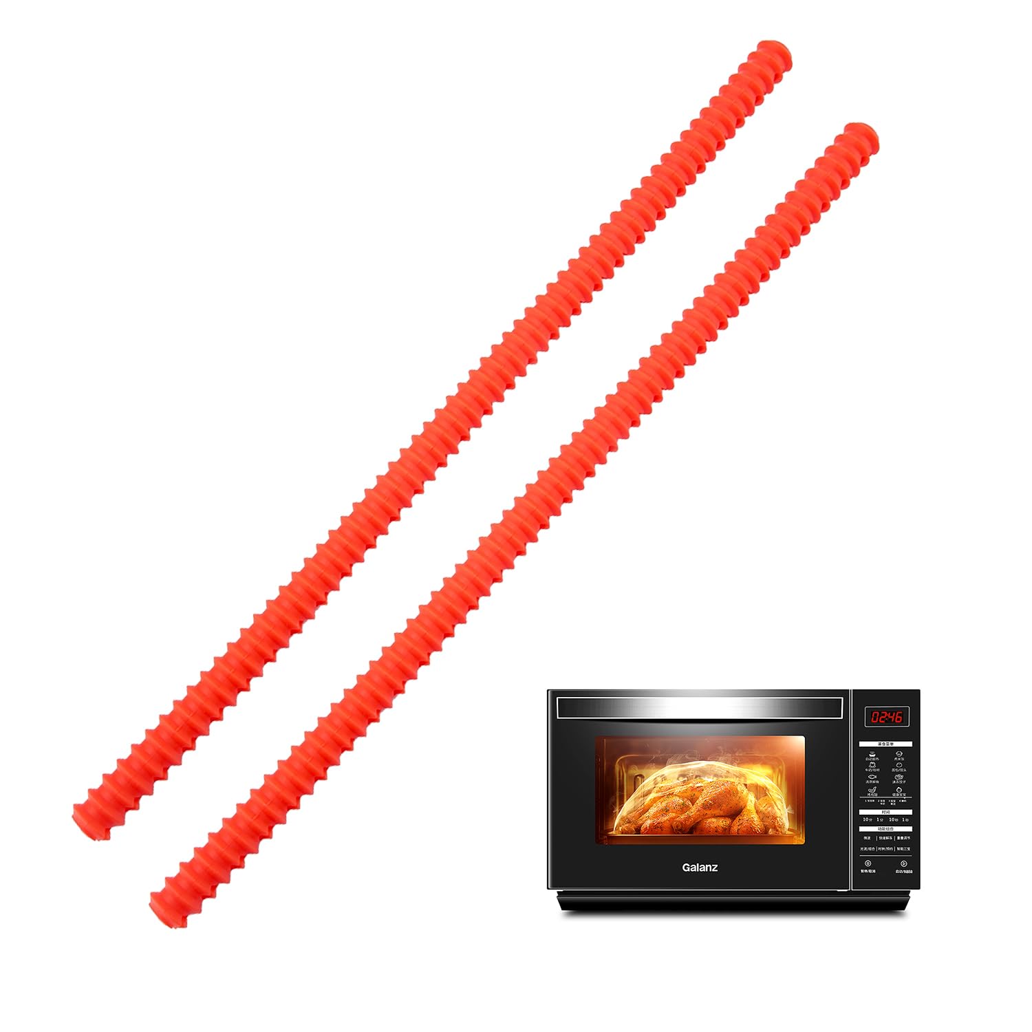 Tissting KITCHEN BATHROOM protège-grille four silicone 35 cm lot 2