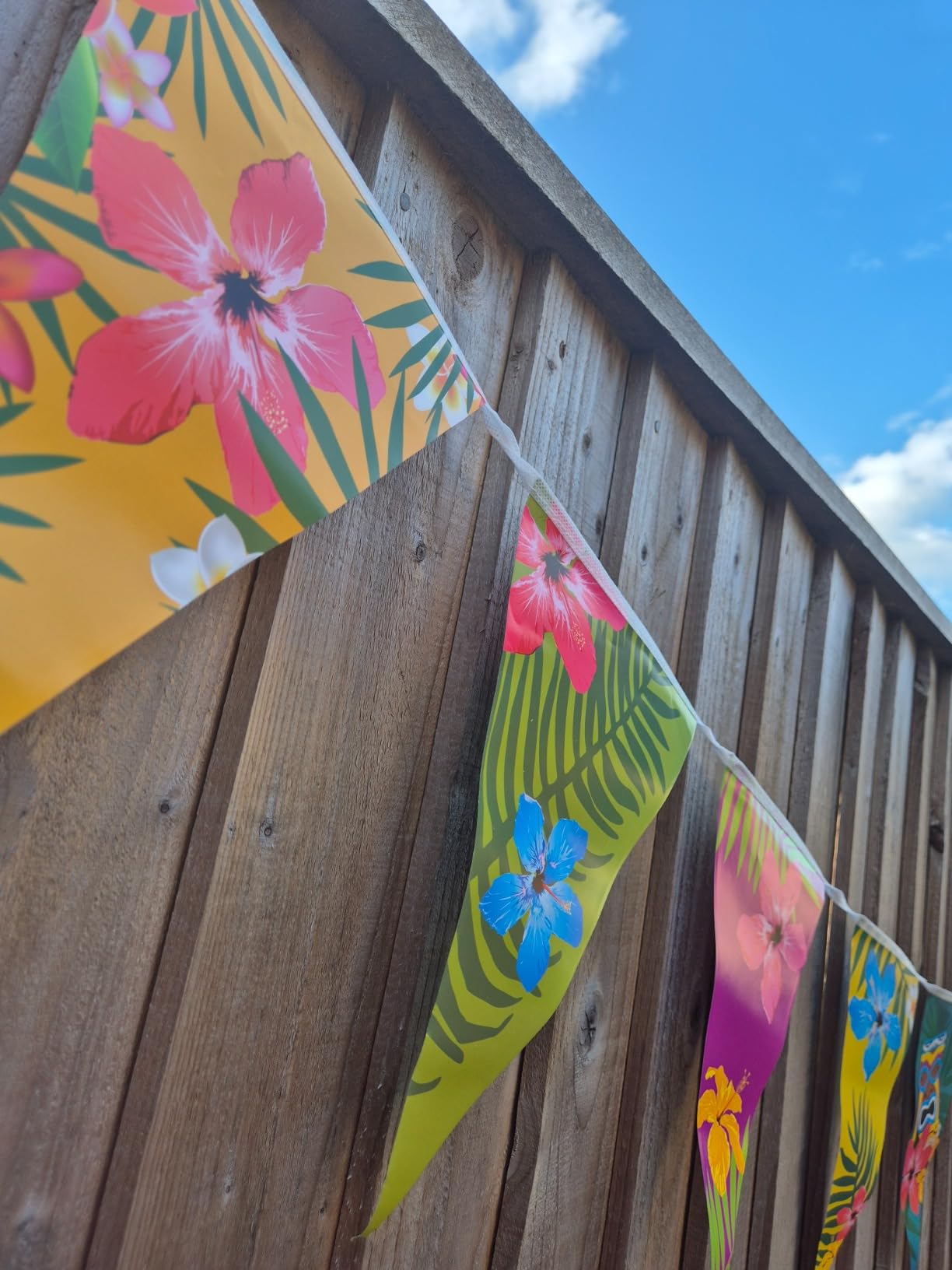 FEPITO Bannière hawaïenne tropicale 2 x 3 m fête