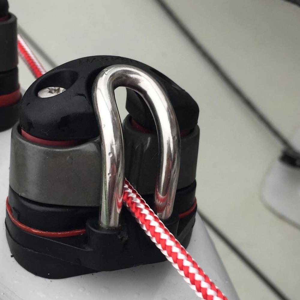 Rooster SDC bout contrôle Dyneema 4 mm bleu au mètre