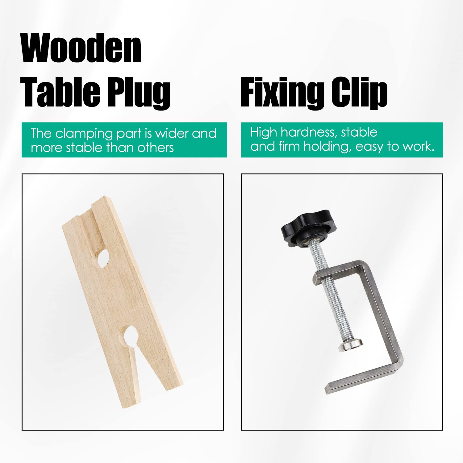 Tissting Établi Bijoutier Bois Dur Forme V avec Fixation
