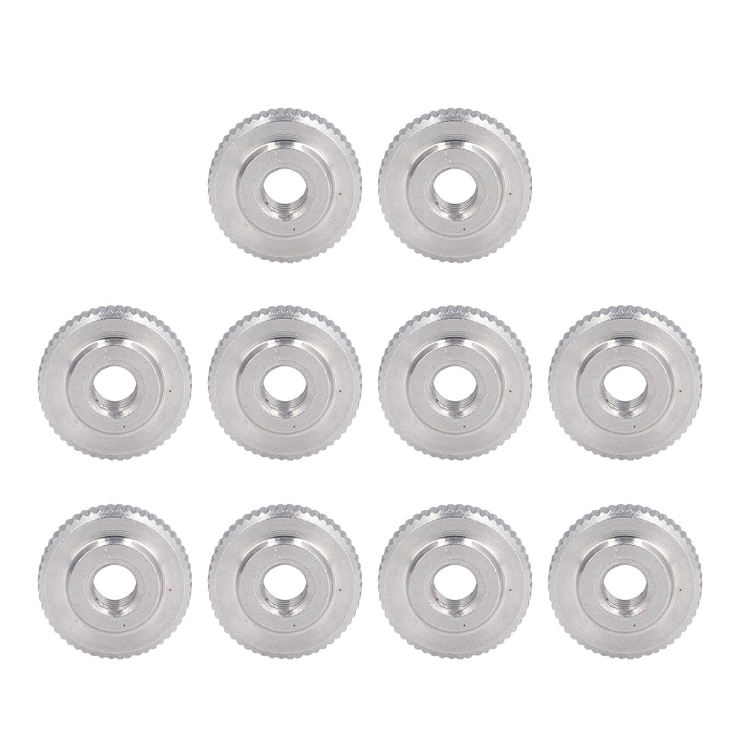 FTVOGUE Écrous Moletés M5 Inox Tête Plate Lot 10