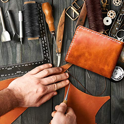 FEPITO kit outils cuir 58 pièces couture main