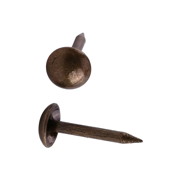 FTVOGUE Clous Tapissier Bronze 6x14mm 100 Pièces vintage
