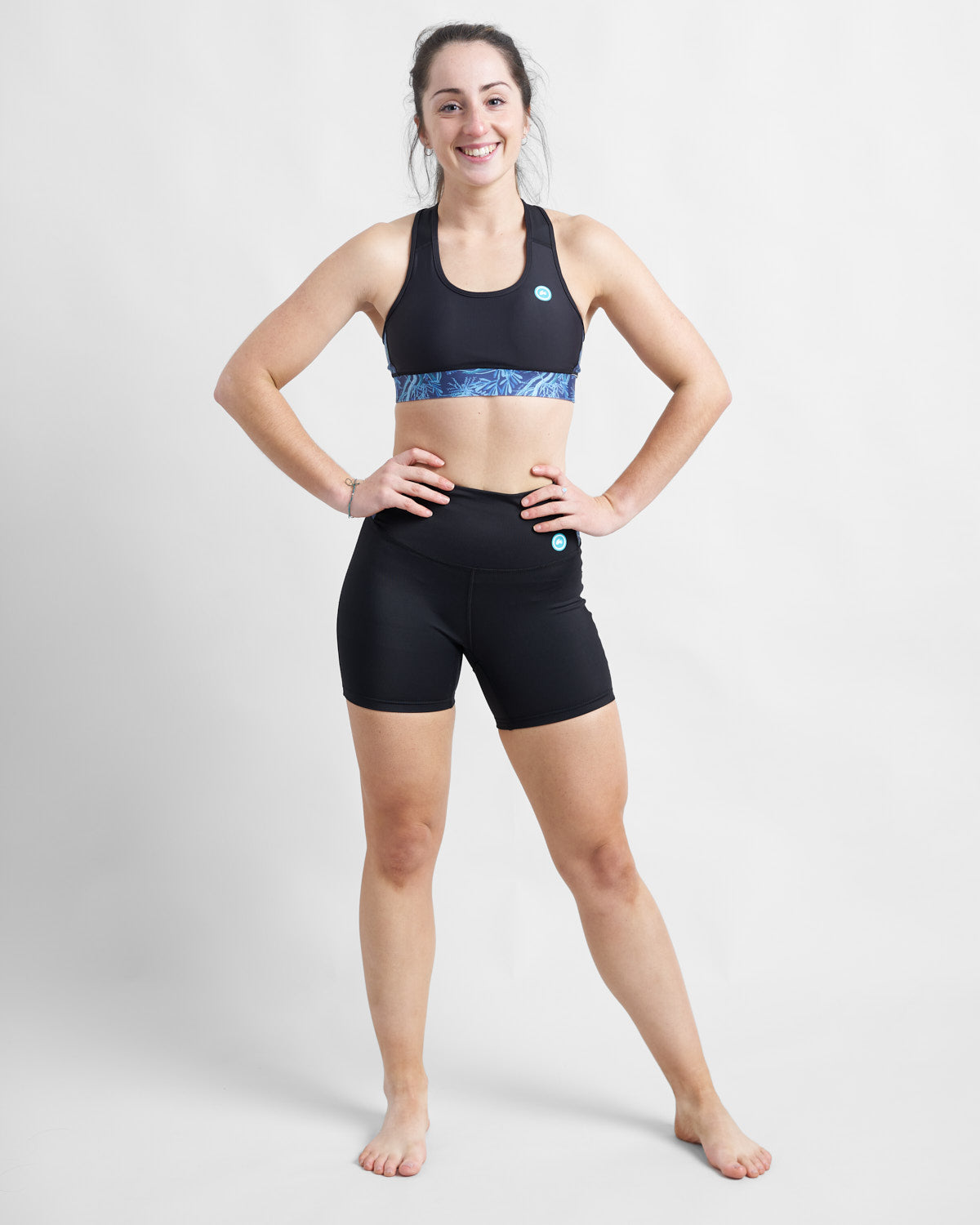 Rooster Tech Tops Brassiere sport Seagrass maintien moyen