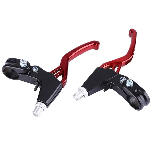 Ejoyous Paire Leviers Frein Vélo Aluminium Rouge