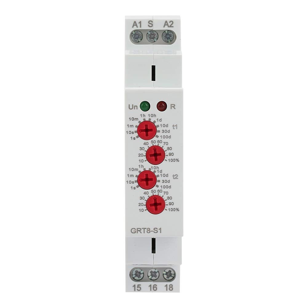 Jadeshay Installation Électrique GRT8-S1 relais temporisé 12-240V
