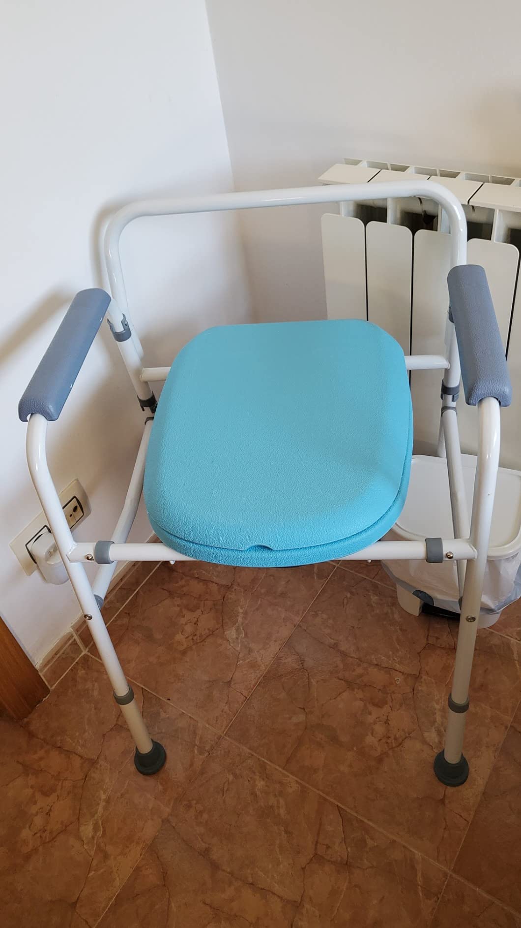 Ejoyous chaise percée adulte pliable acier
