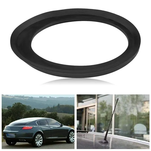 Ejoyous Joint caoutchouc base antenne toit voiture noir 6,2x4,3 cm