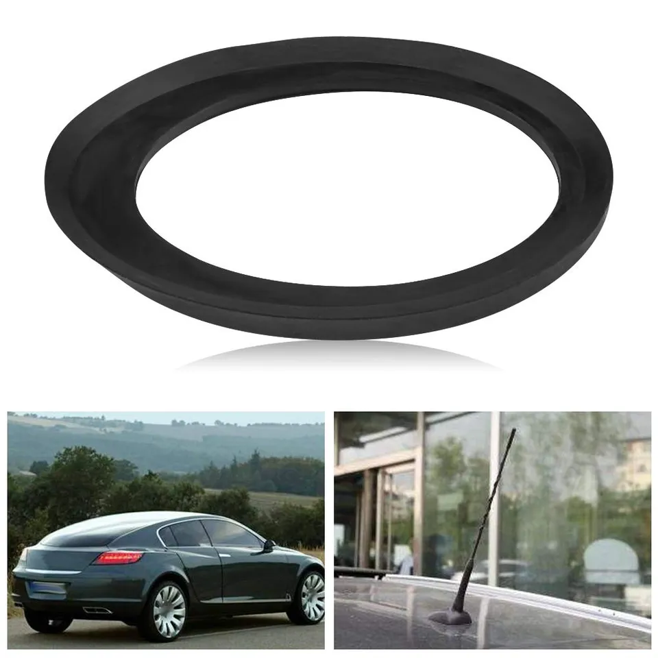 Ejoyous Joint caoutchouc base antenne toit voiture noir 6,2x4,3 cm
