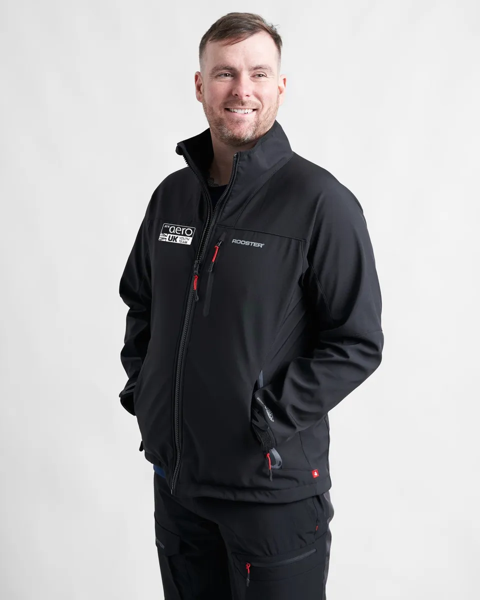 Rooster Coastal Veste Softshell Sans Capuche Noir RS Aero