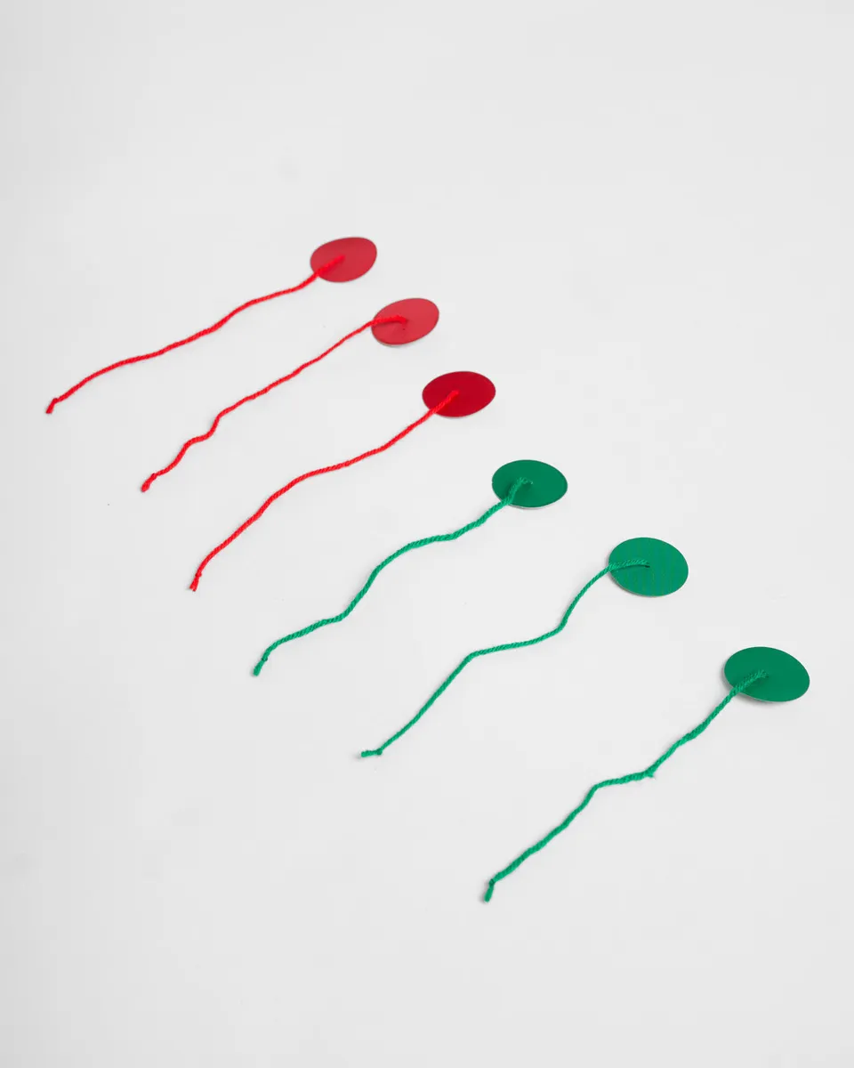 Rooster Telltales pennons Téflon 3 verts + 3 rouges