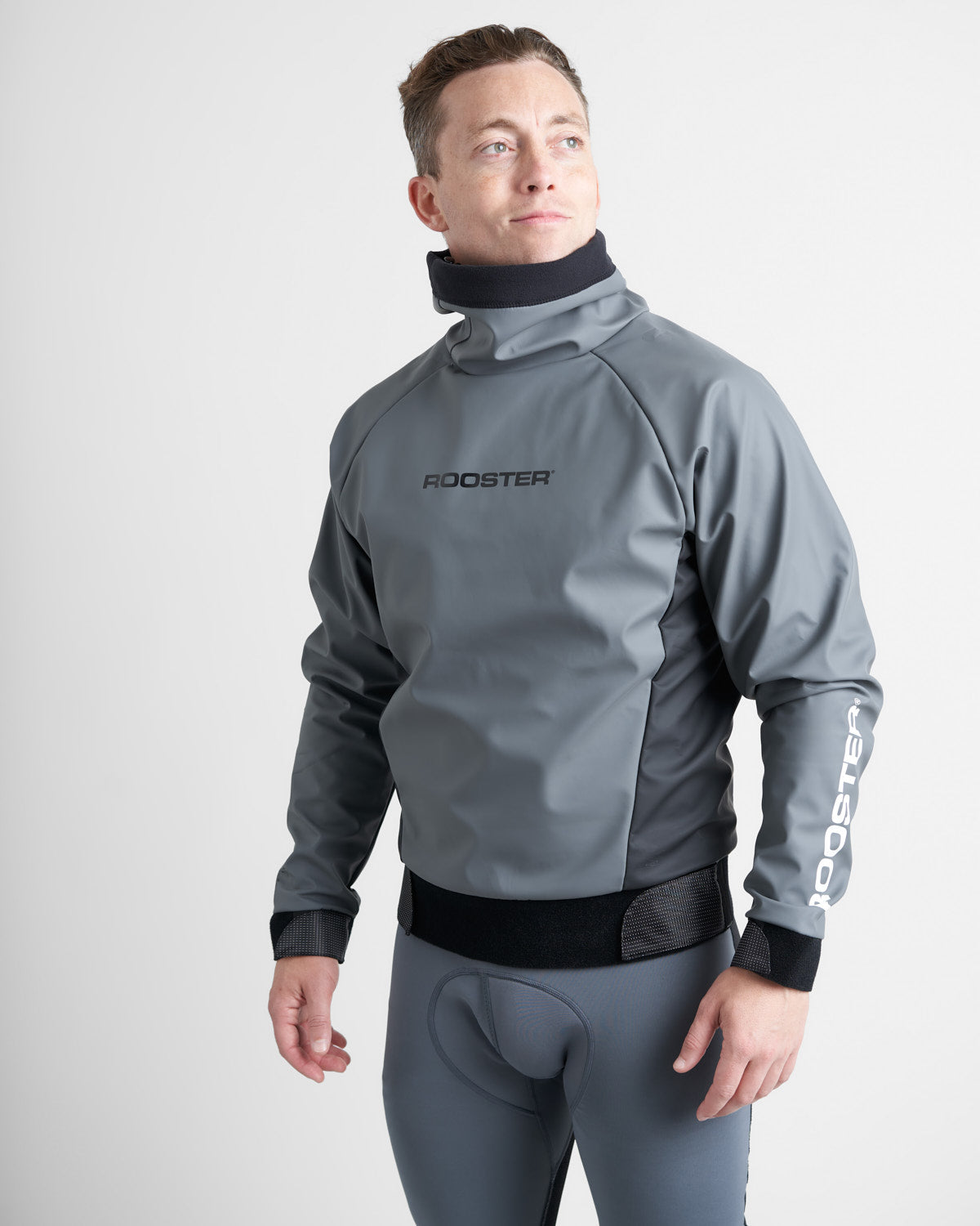 Rooster Aquafleece Pro Lite Top Polaire Gris Waterproof