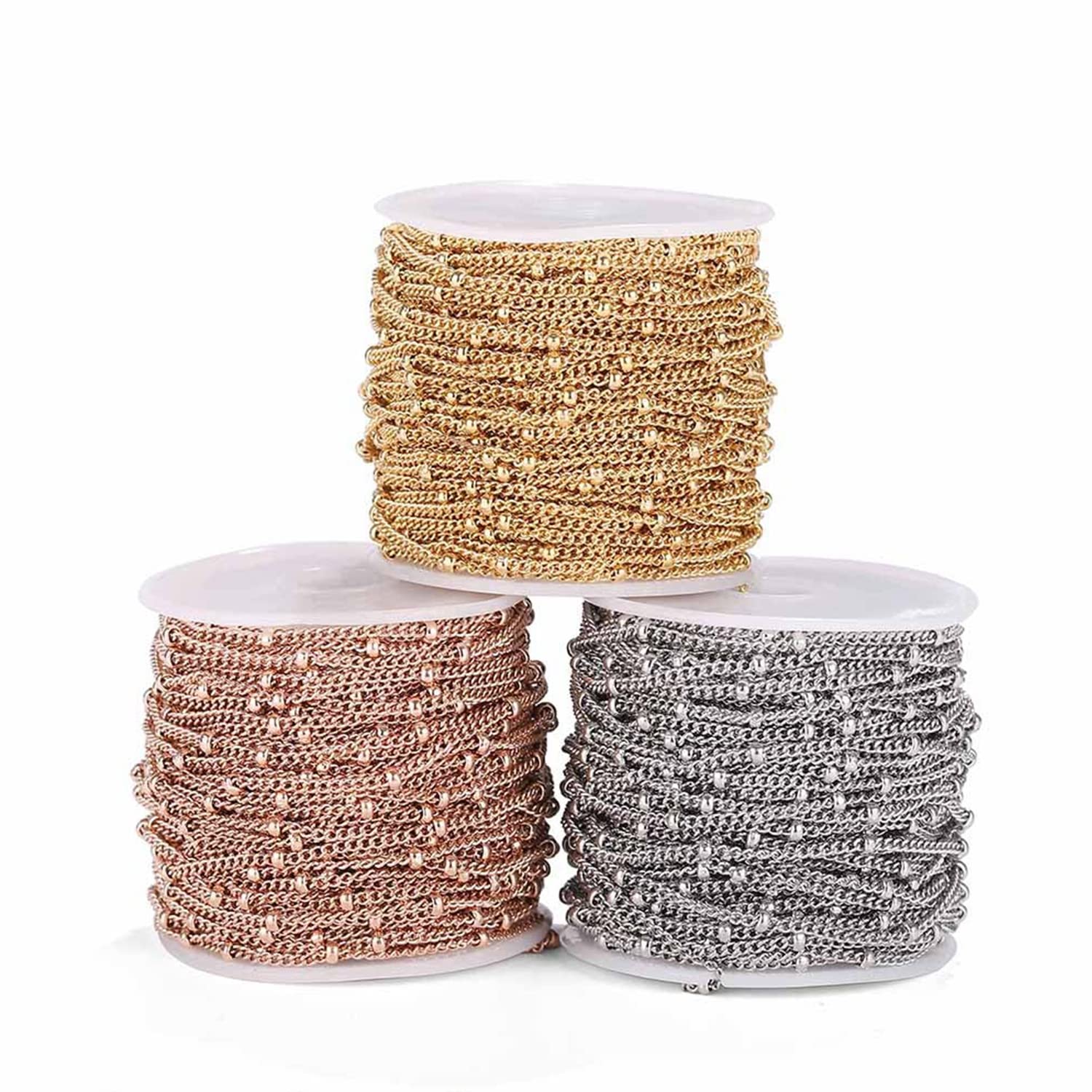 Tissting Chaîne Bijoux Dorée 5 m Inox 1,5 mm