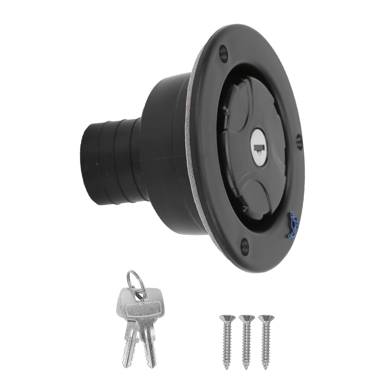 Tissting Bouchon eau verrouillable noir camping-car bateau