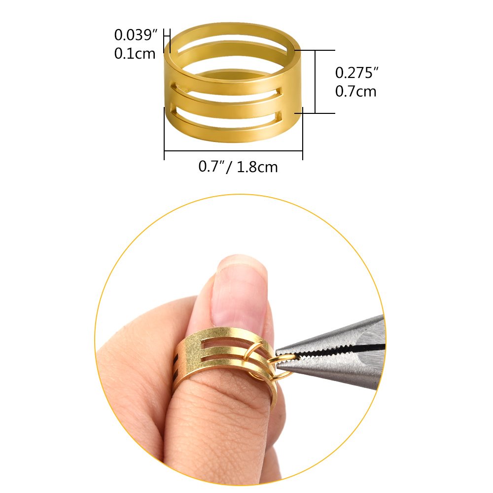 FEPITO Arts & Crafts kit fabrication bijoux or argent pinces