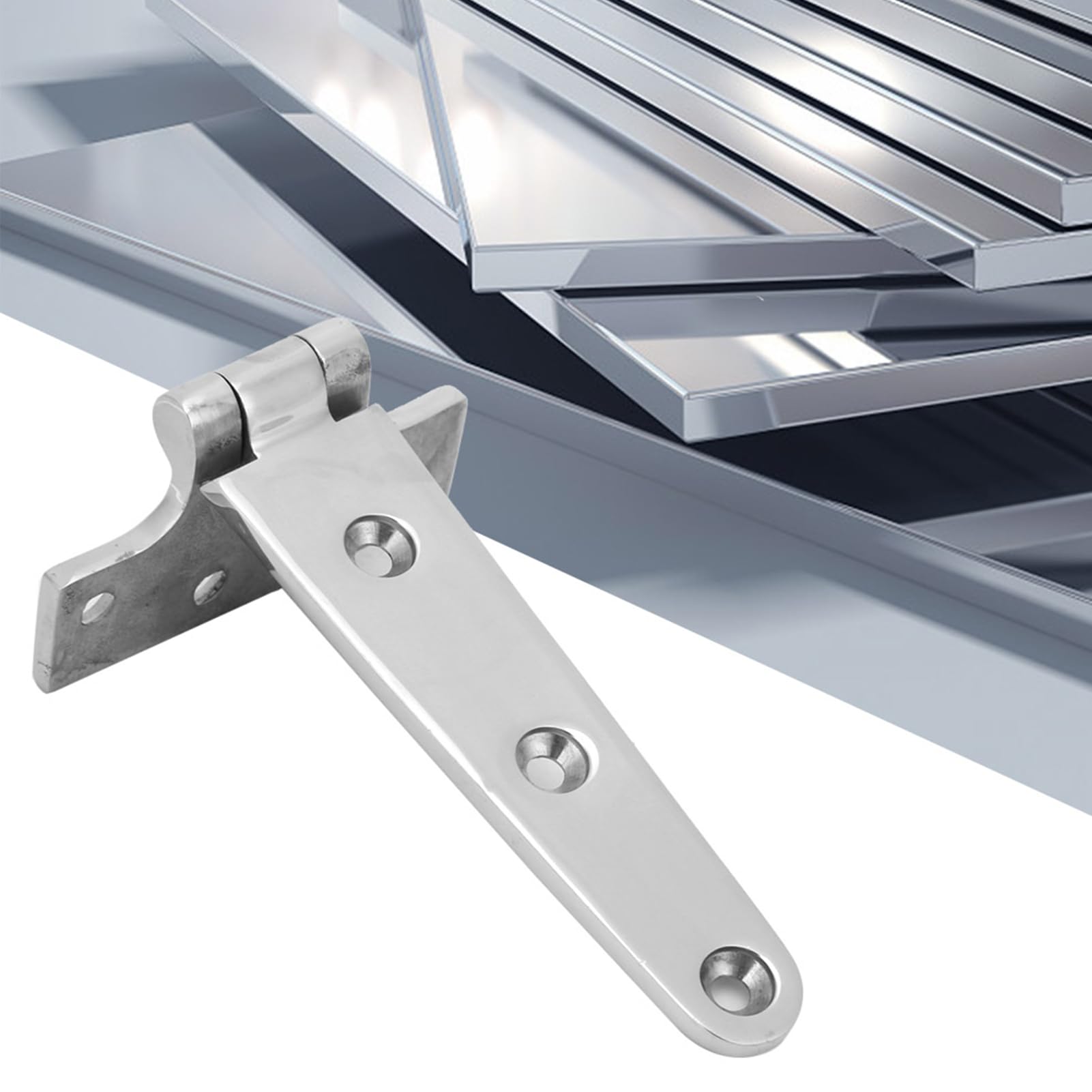 FTVOGUE Fixations charnière en T inox 151x75 mm