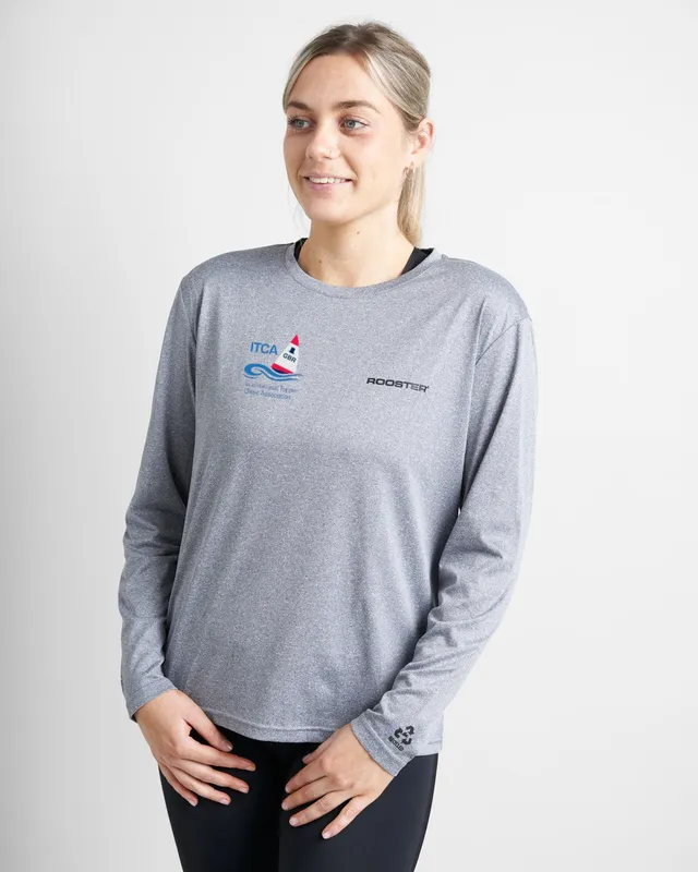 Rooster Tech Top UV50+ Manches Longues Bleu ITCA