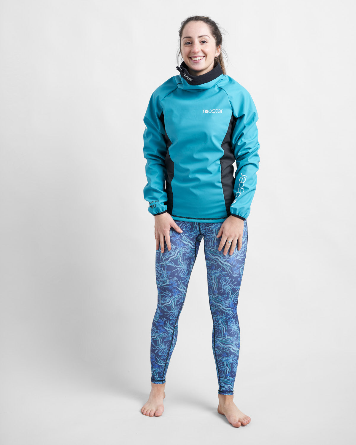 Rooster Aquafleece haut classique femme polaire sarcelle