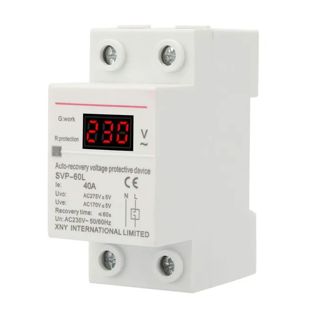 Jadeshay Installation Électrique protecteur de tension 230V 40A auto