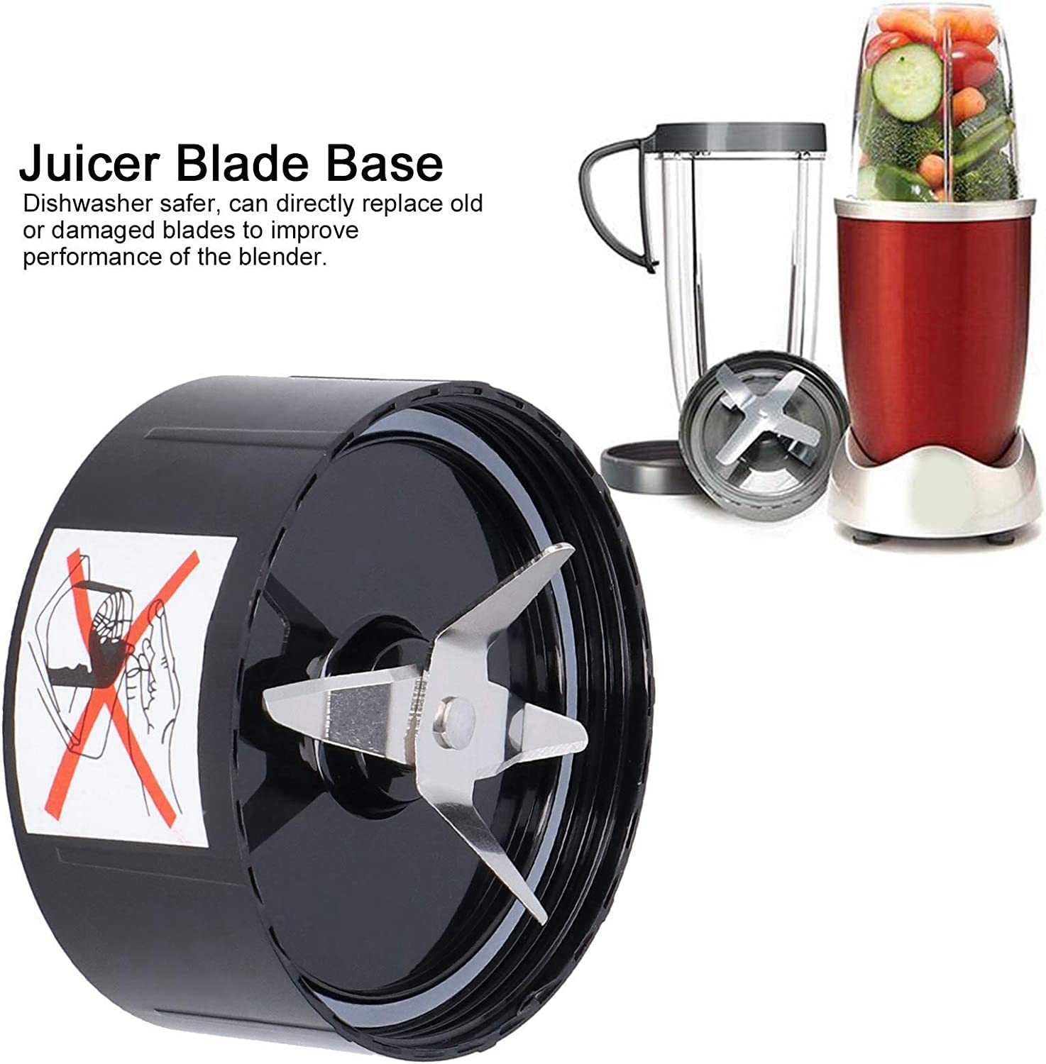 Jadeshay Articles Ménagers lame mixeur Magic Bullet 250W lot 2 inox
