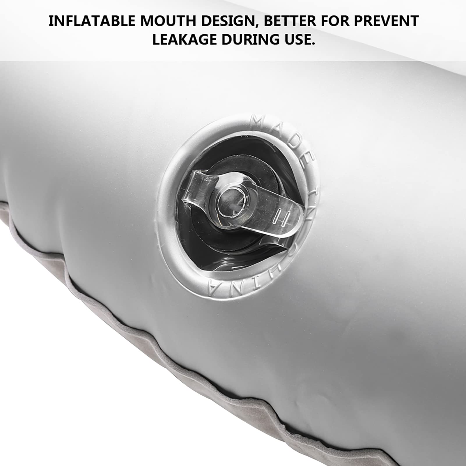 Ejoyous Lit Gonflable Voiture PVC Gris + Pompe 12V