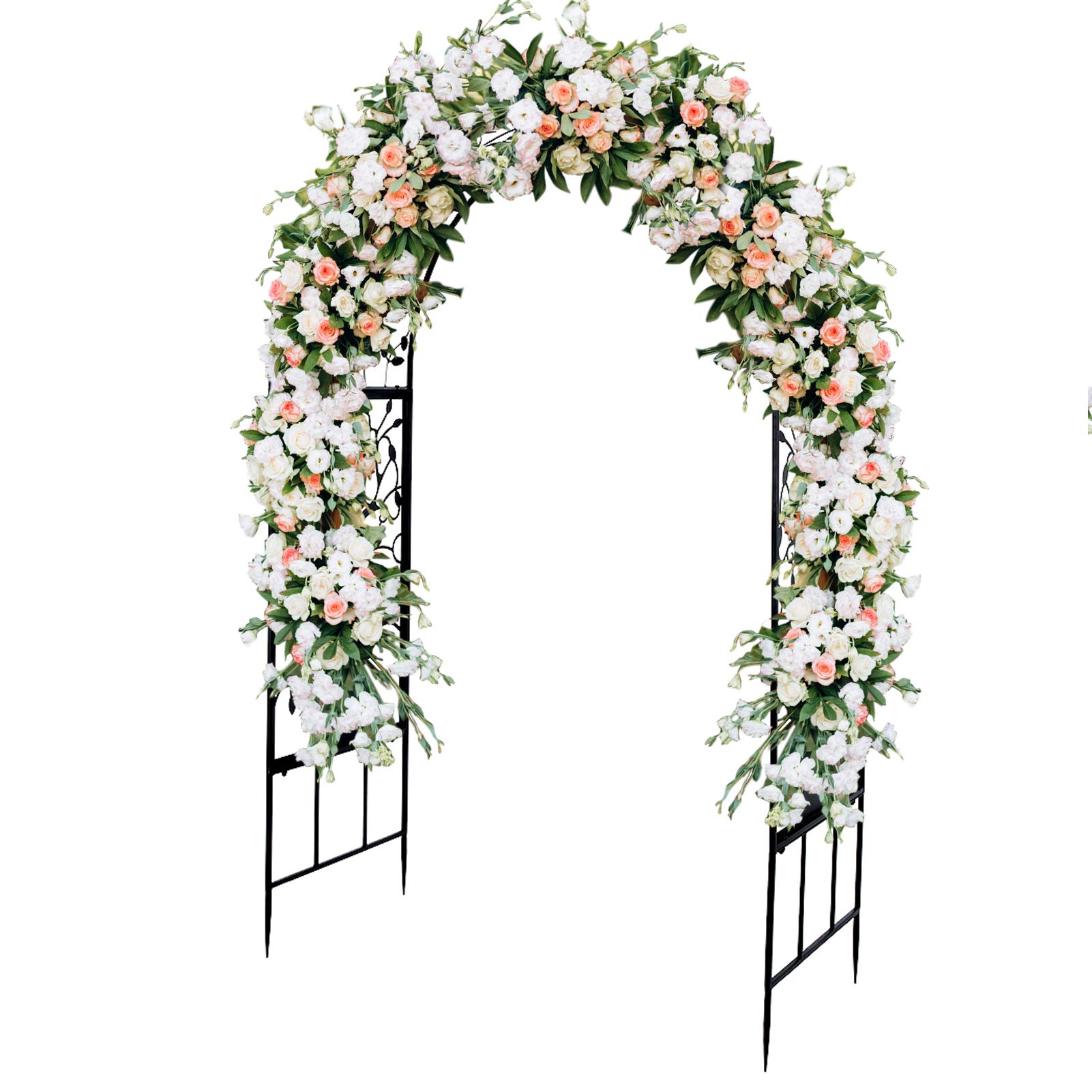 Ejoyous Garden arche de jardin fer 2,14 m