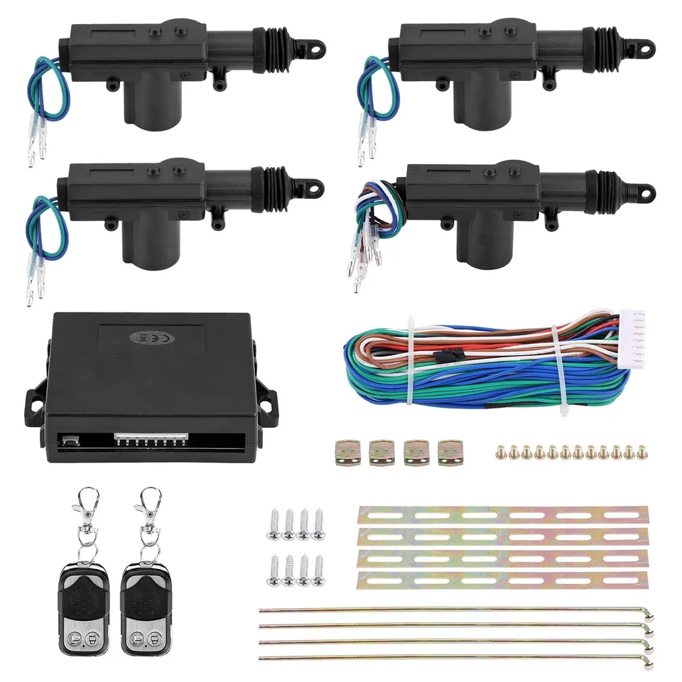 Ejoyous Kit Verrouillage Centralisé Voiture 4 Portes Télécommande