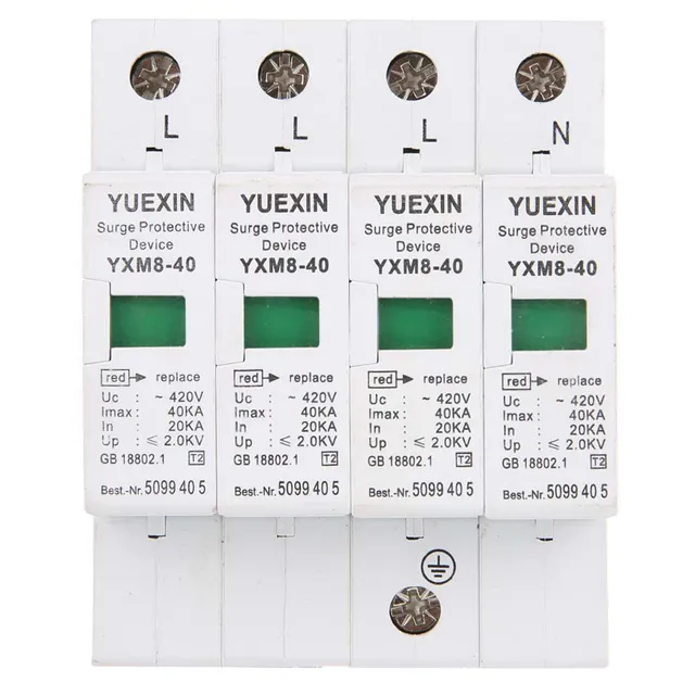 Jadeshay Installation Électrique 4P 40KA parafoudre