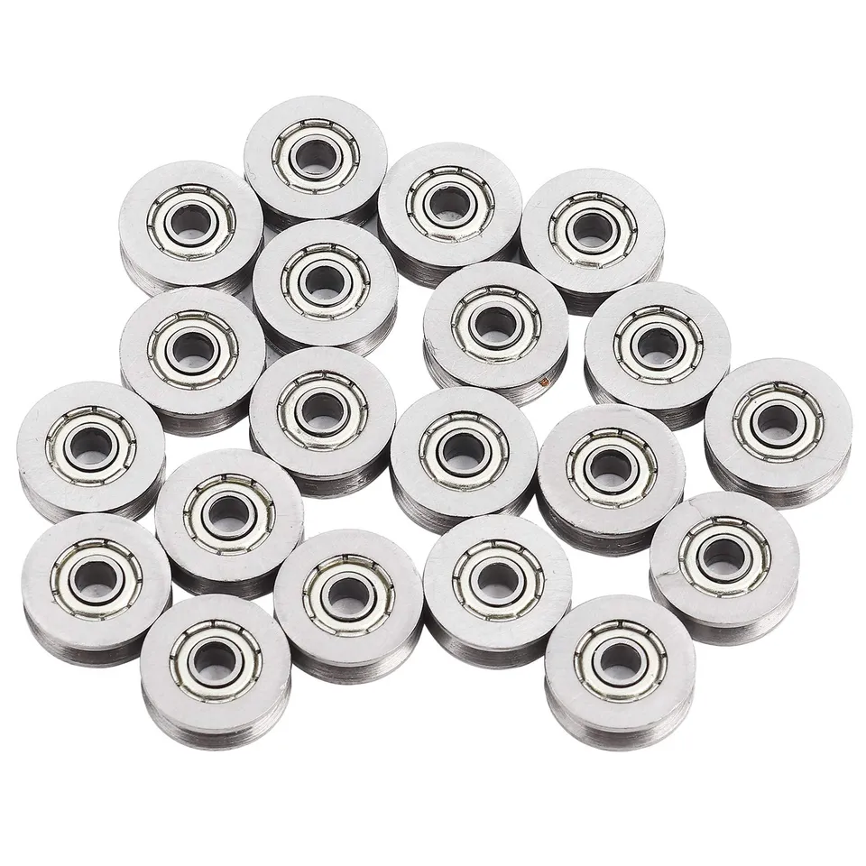 FTVOGUE Roulements Rainure V 3x12x4mm Carbone Lot 20