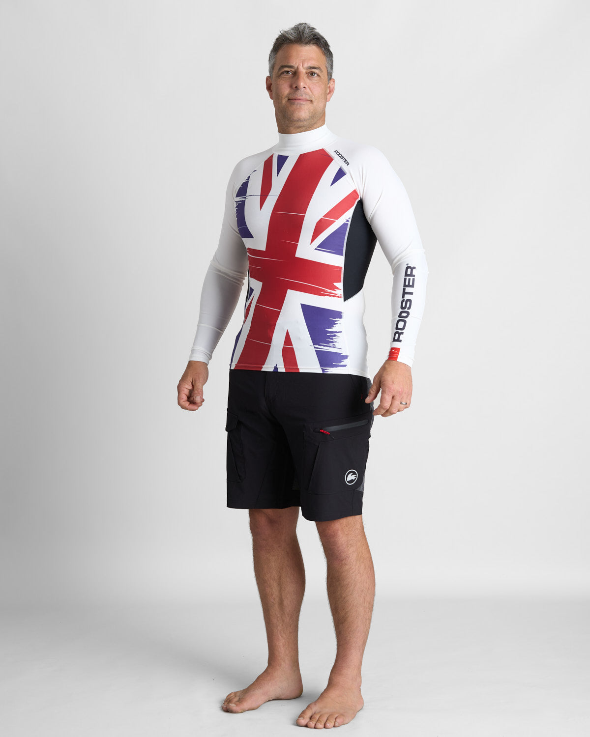 Rooster UV Rash lycra IOCA GBR Team manches longues UV50+