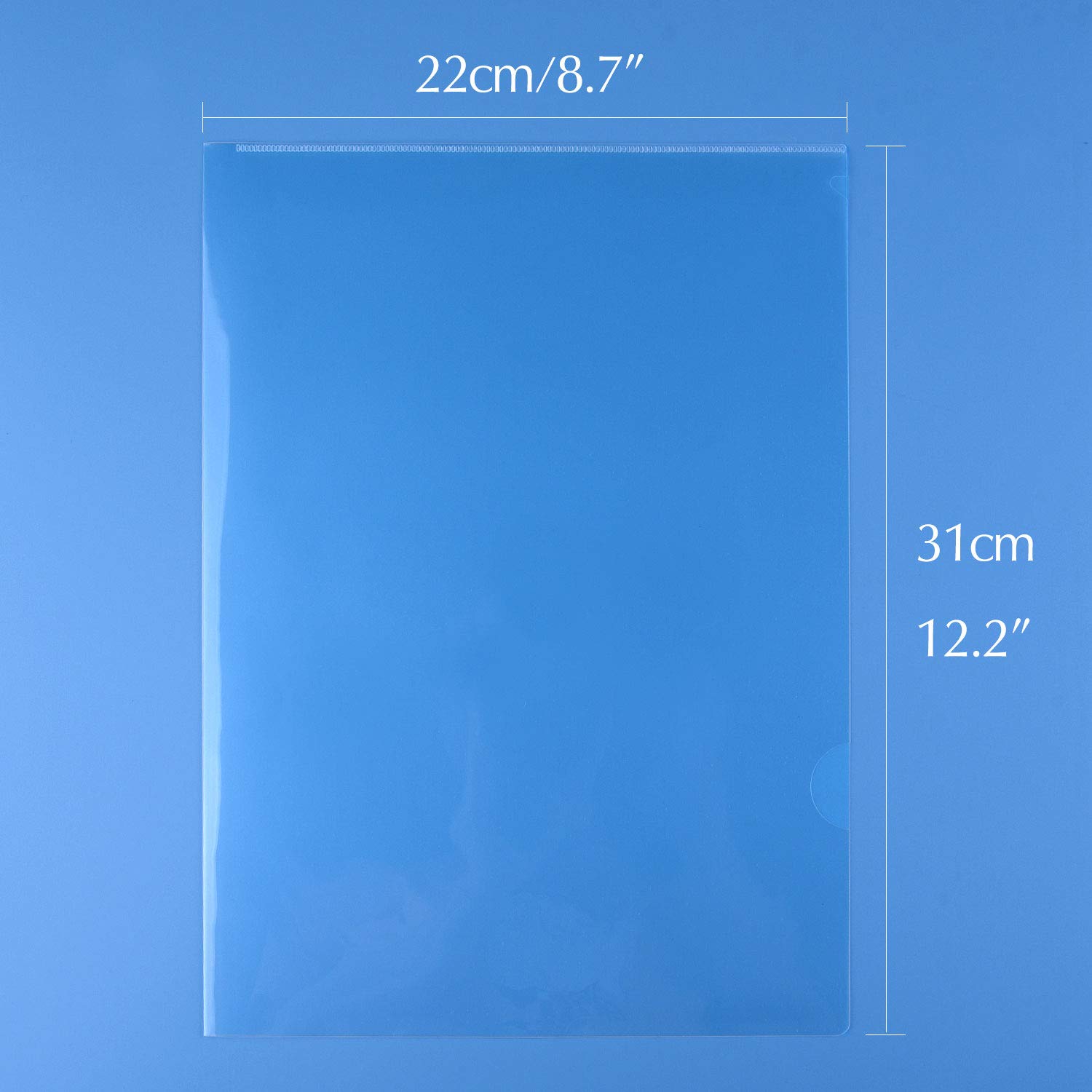 FEPITO Office pochette plastique A4 transparente lot de 80 PP