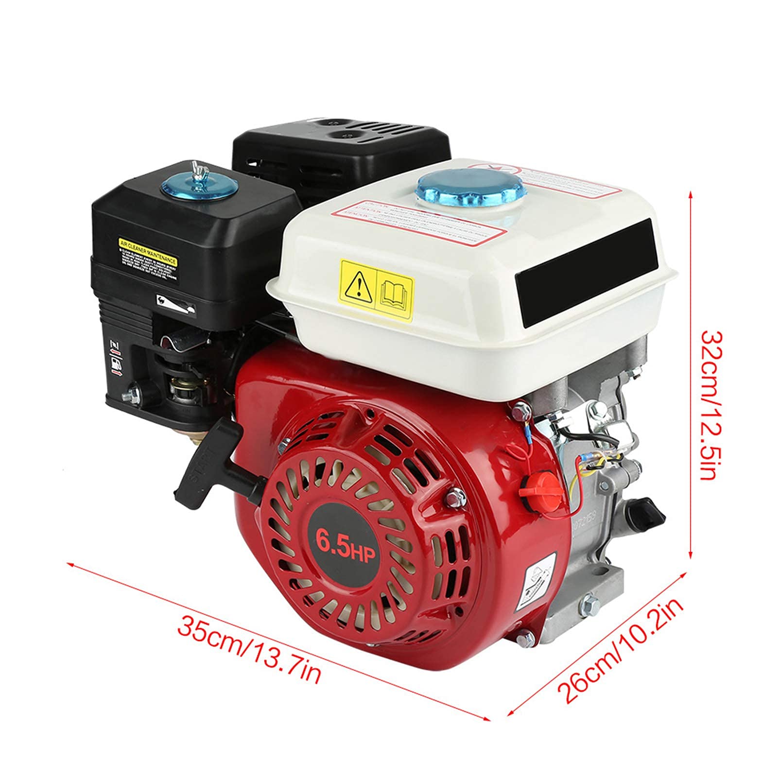 Ejoyous Garden moteur essence 4 temps 168F 6,5 CV 3,6 L