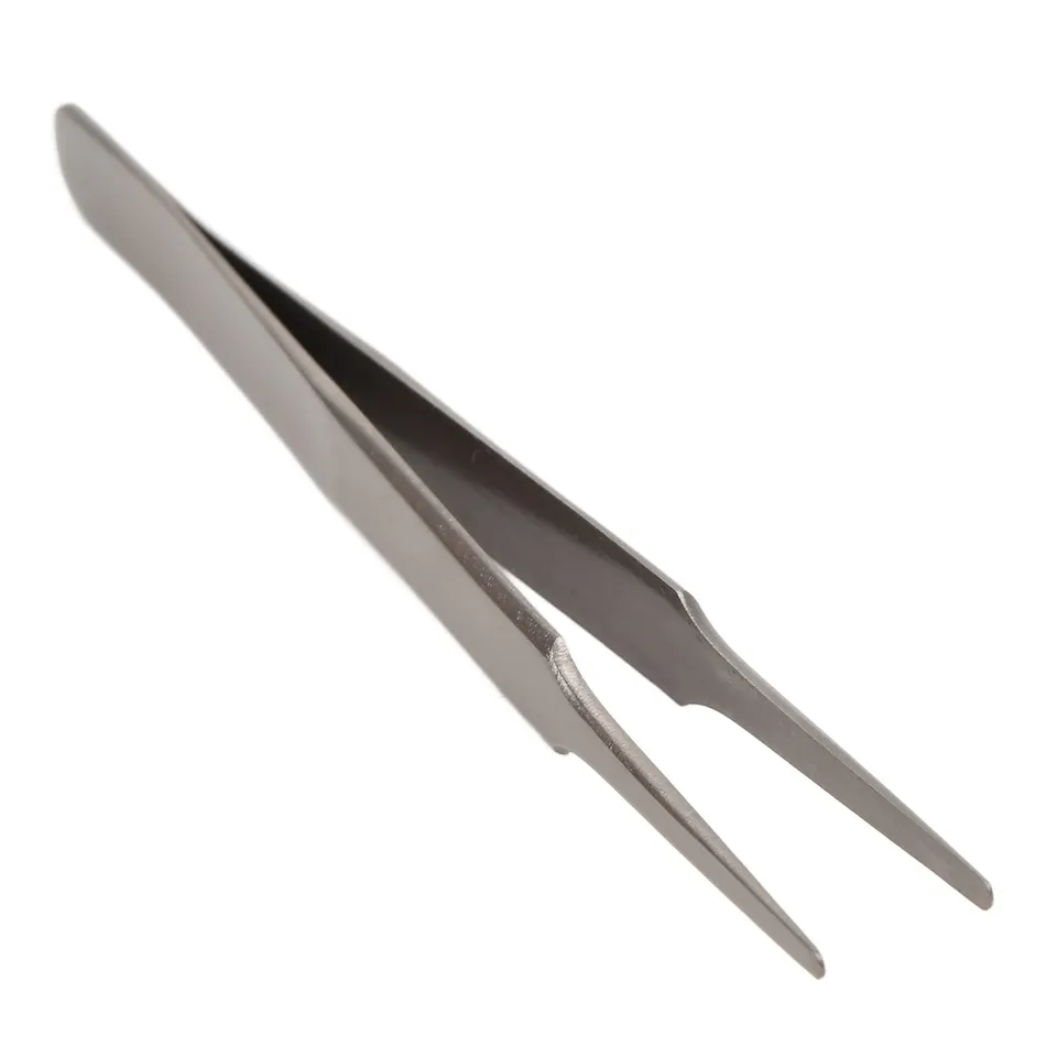 FTVOGUE Pincette inox antimagnétique tête ronde 115 mm