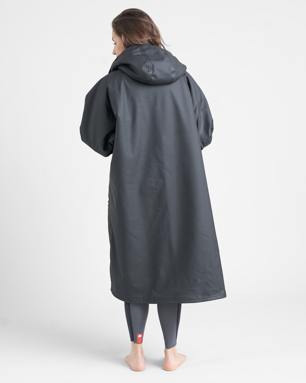Rooster Aquafleece Robe peignoir étanche Noir/Bleu doublure