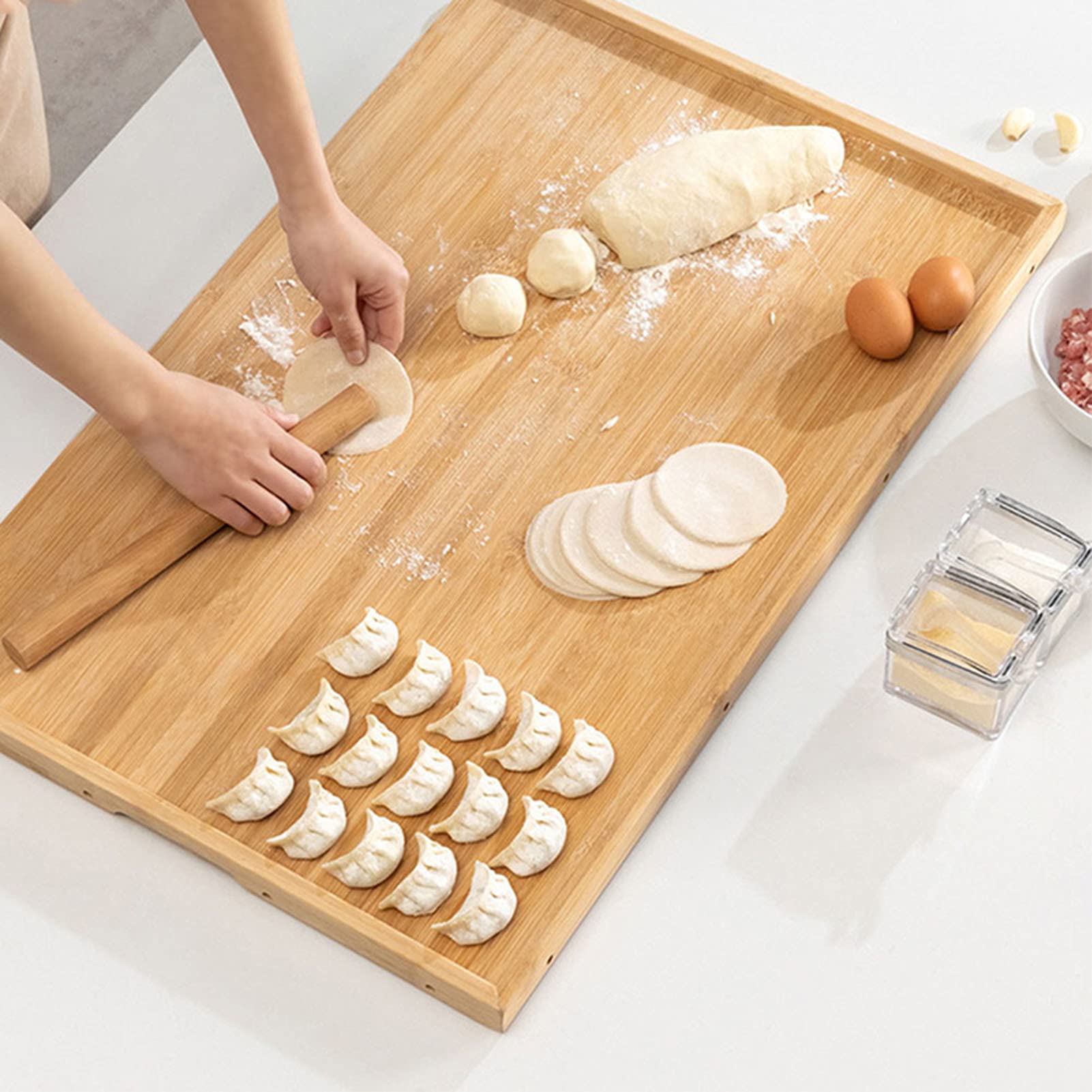 Tissting Kitchen Bathroom planche pâtisserie bambou réversible