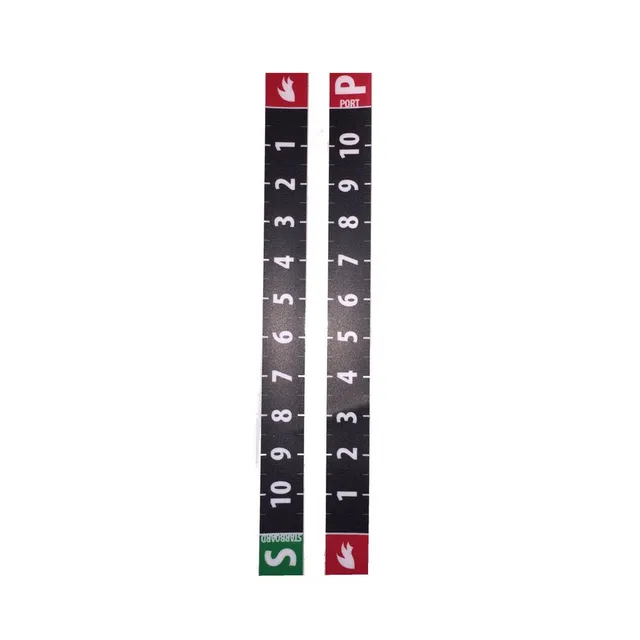 Rooster Merchandise stickers gradués tribord bâbord lot 2