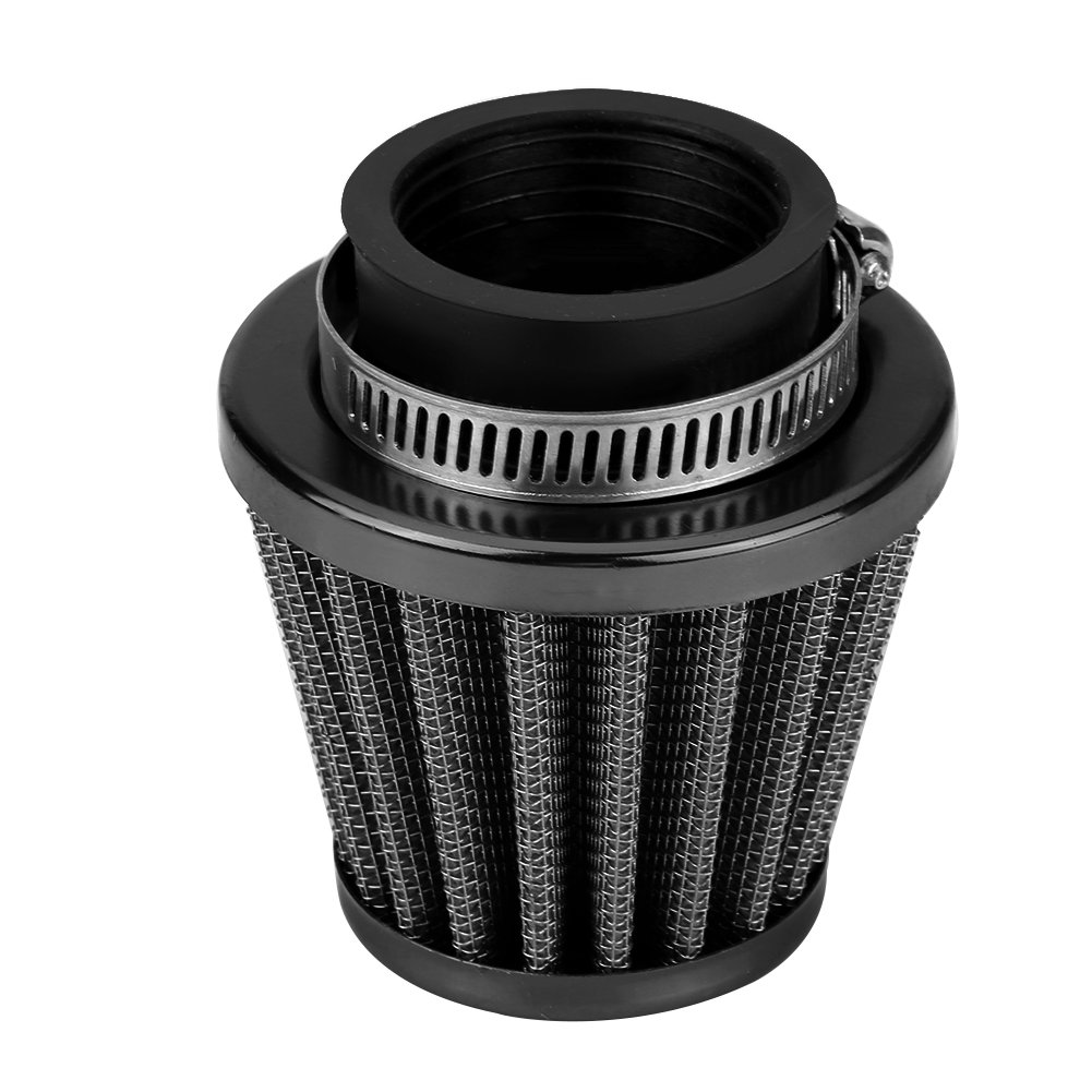 Ejoyous Filtre à air moto 38 mm noir universel
