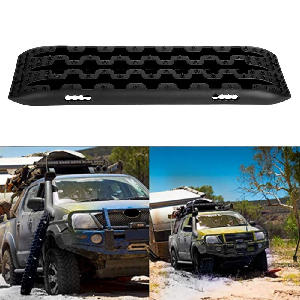 Ejoyous Plaques Traction 4x4 10T Noires Lot de 2