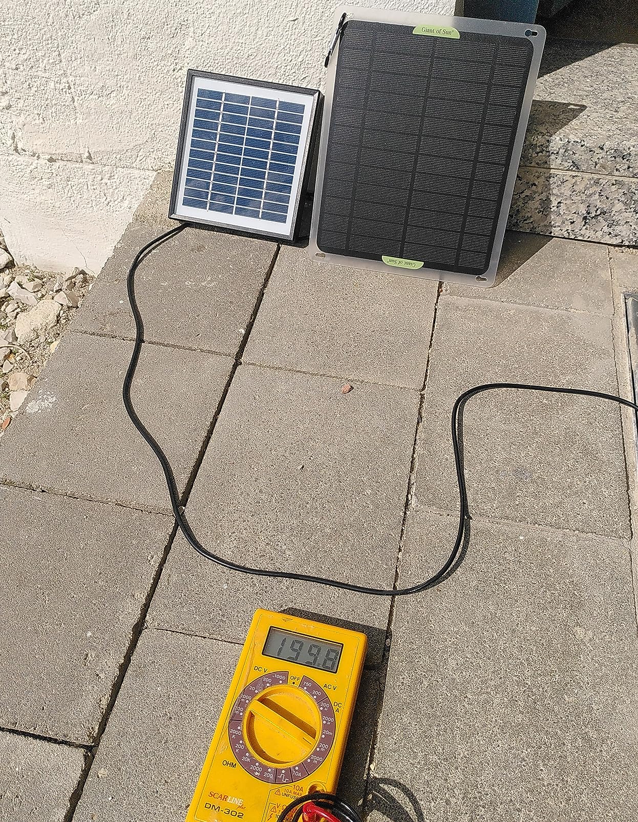 Jadeshay Panneau Solaire 12V 20W Kit USB Portable