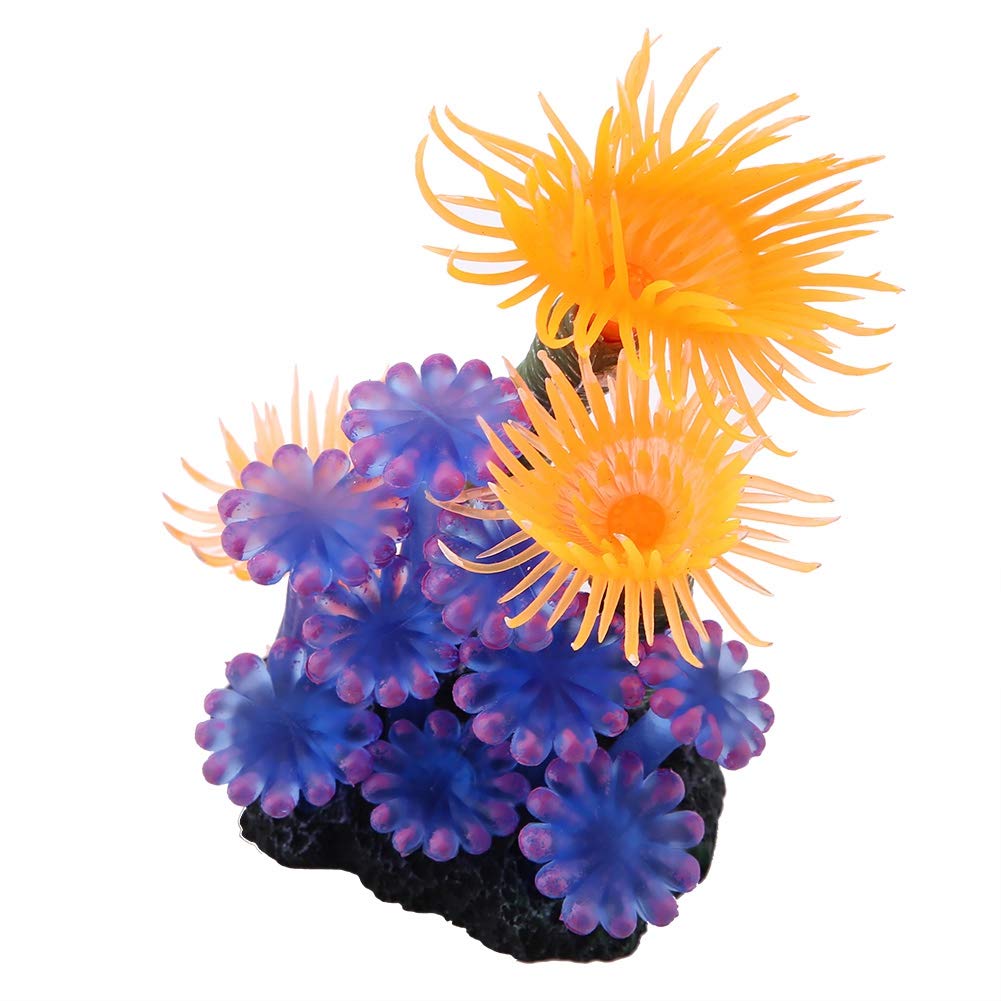FTVOGUE Corail Aquarium Silicone 6x5x8 cm Réaliste