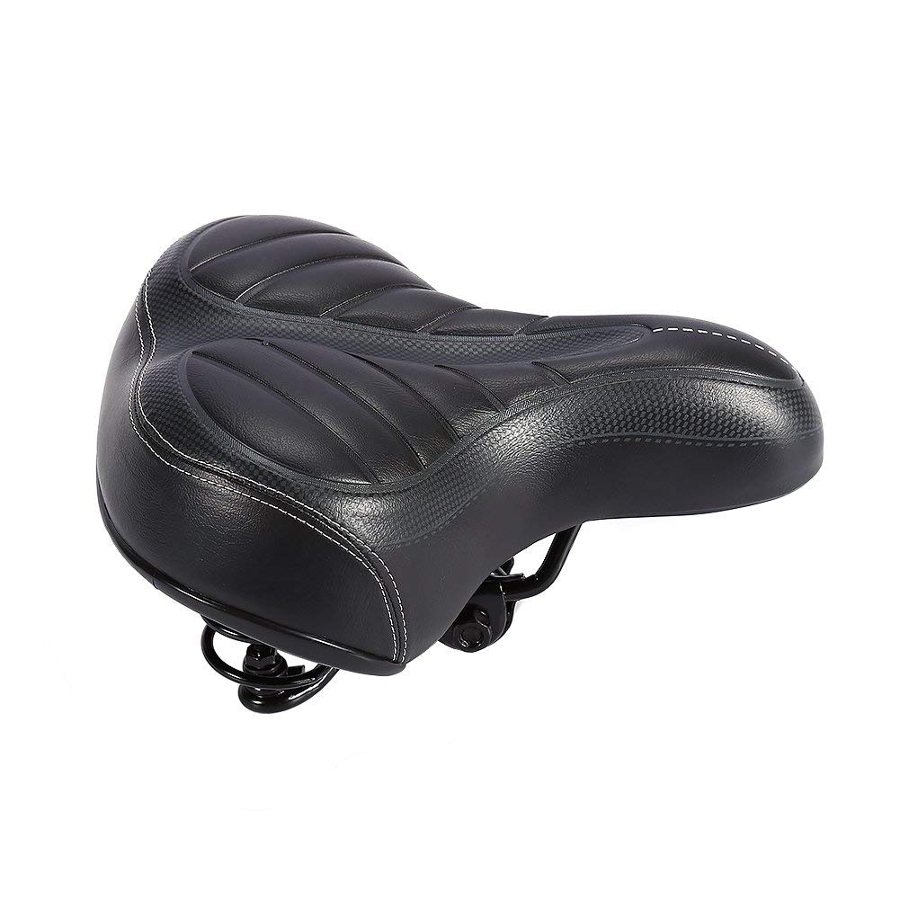 Ejoyous Selle Vélo Gel Confort Ressorts 25x20 cm