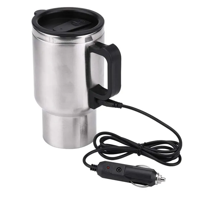 Jadeshay Articles Ménagers bouilloire voiture 12V 65°C 750 ml inox