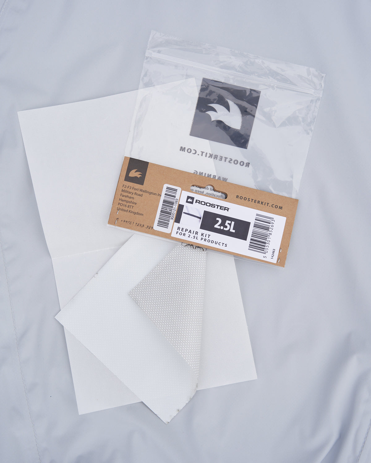Rooster Repair Kit 2.5 Layer patch gris spray top